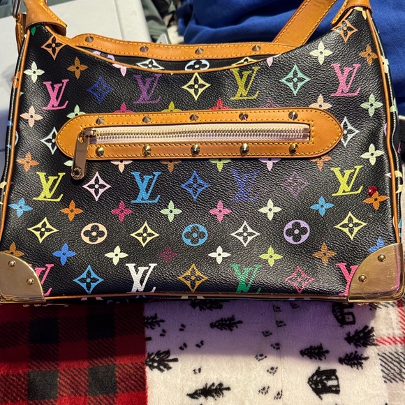 Louis Vuitton Black Multicolor Monogram Shoulder Bag - Picture 3 of 6